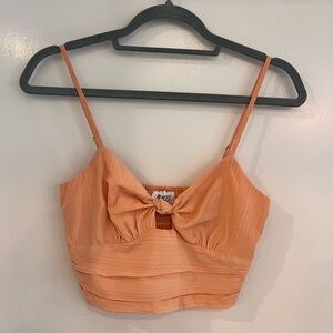 Princess Polly Orange Pink Tank
